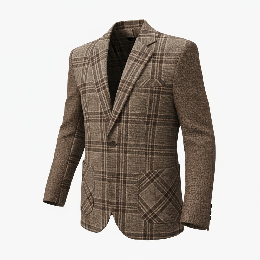 Mens Smash Hipster Sport Coat Sz L Wool Blend NWOT